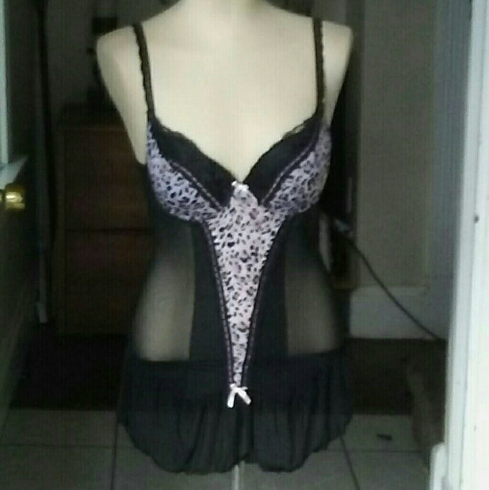 SOPHIE B Nightie Lingerie Cami Negligee Med Sexy